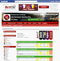 Football Fans Challenge : comparateur de cotes
