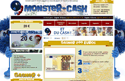 capture ecran de Monster-cash