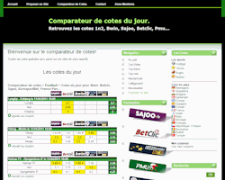 Parisenligne : comparateur de cotes