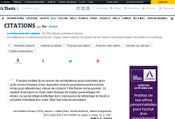 screenshot du site Dicocitations