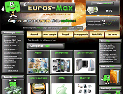 screenshot du site Euros-max
